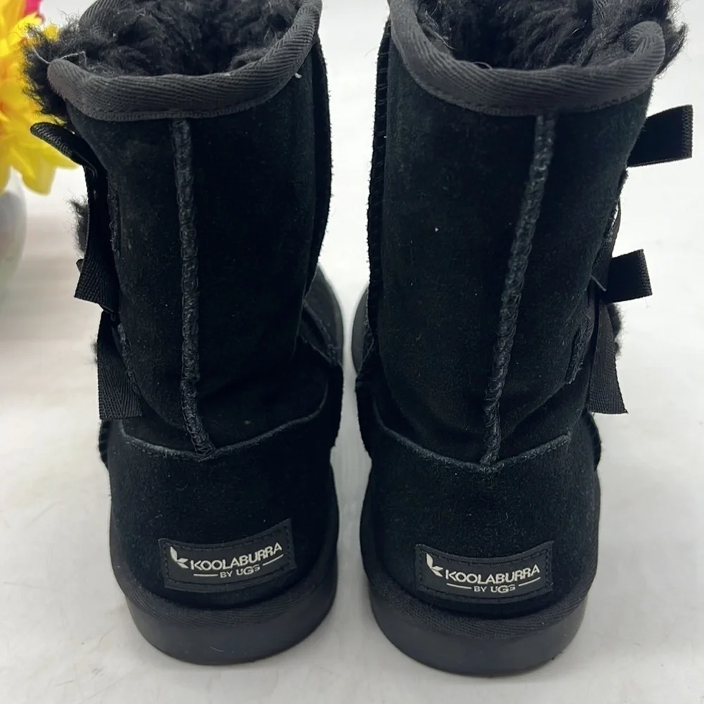 Kookaburra by UGG Black Suede Winter Boots Size 3 WRB4510A